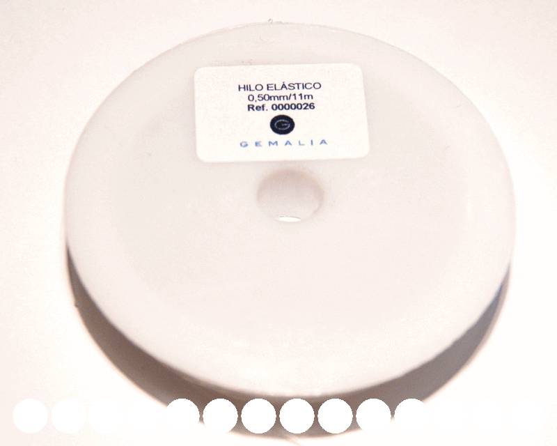 Elastic wire, 0.50 mm.
