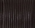 Round leather Cord. 2.5mm. Brown