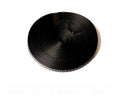 Ribbon. Satin. 10mm. White points-black.
