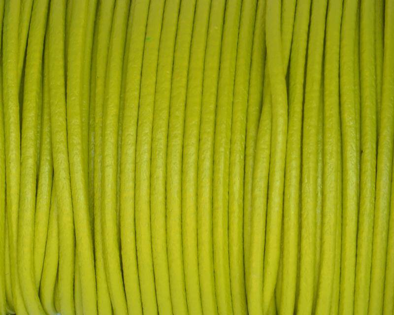 Round Leather cord. 2mm. Pistachio. Best Quality.