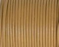 Round Leather Cord. 1.5mm. Light brown.