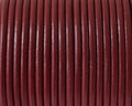 Round leather Cord. 2.5mm. Bourdeos