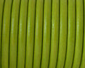 Round Leather cord. 4.5mm. Pistachio.Best Quality.