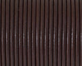 Round leather Cord. 2.5mm. Dark brown. Best Quality