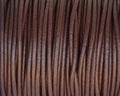 Round leather Cord. 2mm. Dark brown. Best Quality