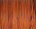 Round leather Cord. 2mm. Whisky. Best Quality.