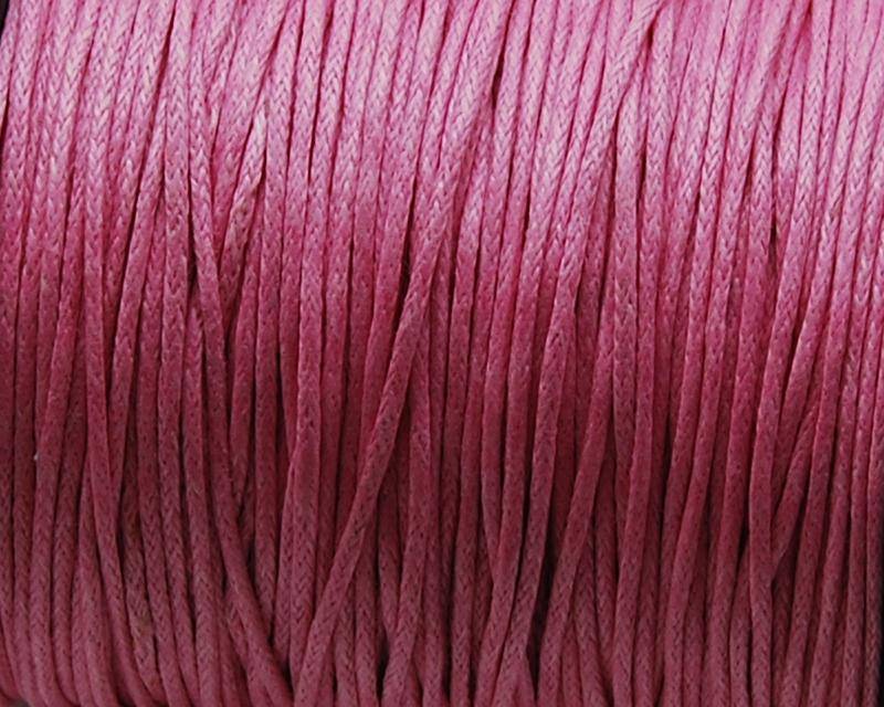Cotton. Cord. 1mm. Pink.