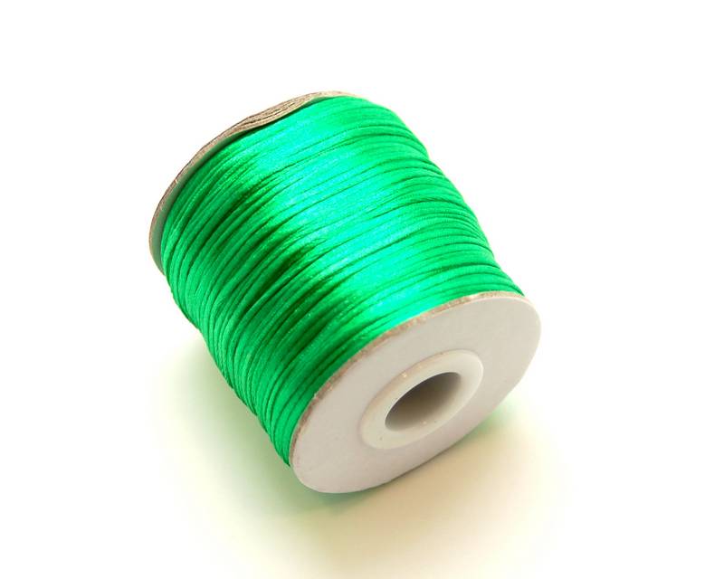 Nylon Cord. 1mm. Green. 93Metres.