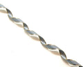 Satin Ribbon. 7mm. Light grey. Best Quality.