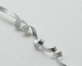 Ribbon. 3mm. Metal silver. Best Quality.