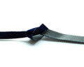 Satin. 10mm. Navy blue-grey. Reversible. Best qual.