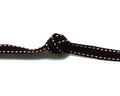 Ribbon. 10mm. Dark brown-light pink. Best Quality.