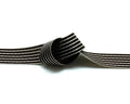 Ribbon. 15mm. Dark brown-beige. Best Quality.