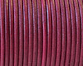 Round leather Cord. 2mm. Fuchsia. Best Quality.