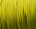 Round leather Cord. 2mm. Fluorescent yellow. Best Quality.