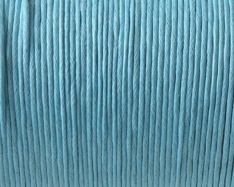 Cotton Cord. 1mm. Blue.