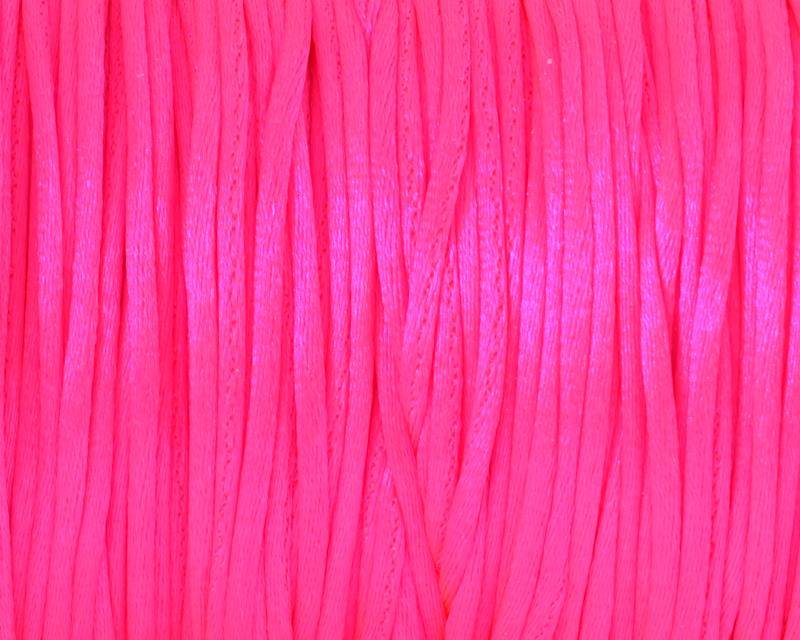 Nylon Cord. 1mm. Fuchsia. Fluorescent.