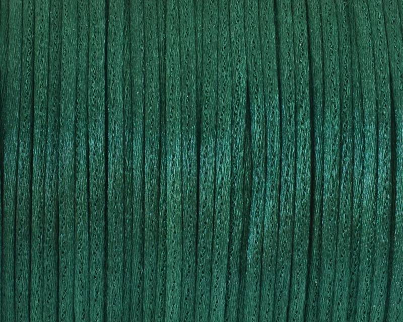 Nylon Cord. 1mm. Bottle green.