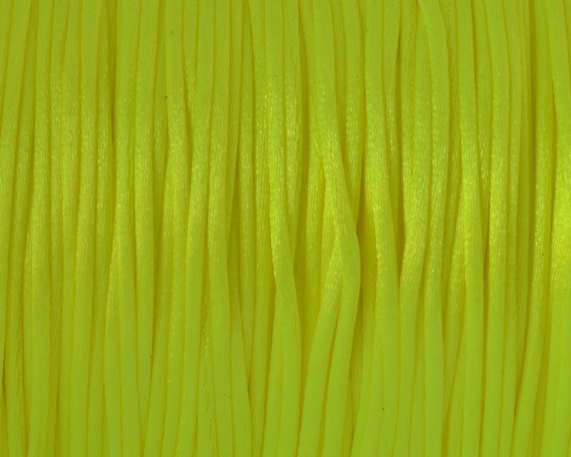 Nylon Cord. 1mm. Yellow. Fluorescent.