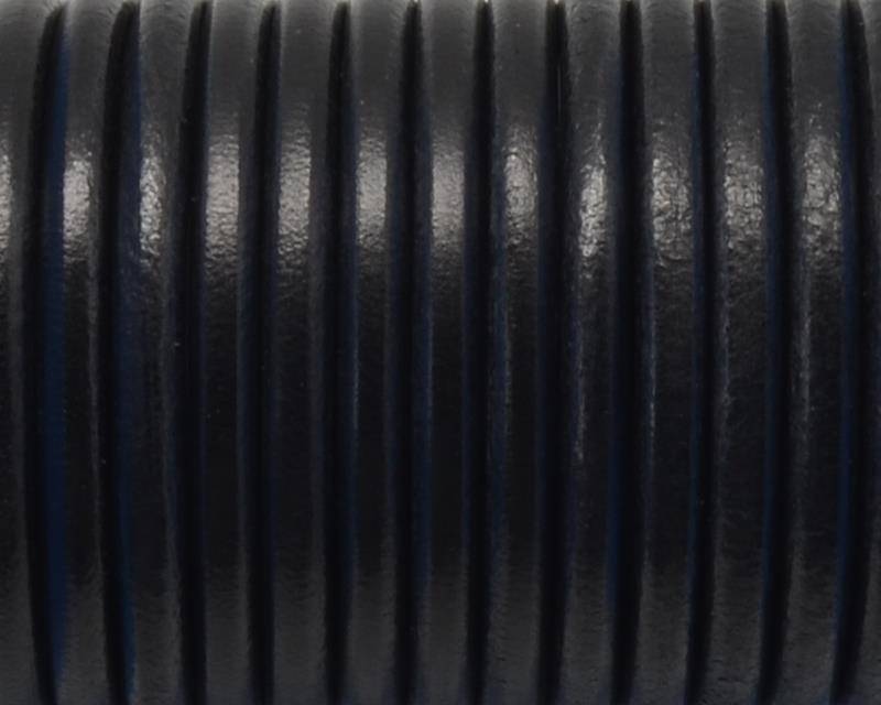 Round Leather cord. 5mm. Black. Best Quality.