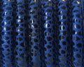 Round Stitched Round Stitched Suede cord. 7mm. Violet.