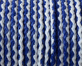 Cord. Polipropylene. Braided. Round. 4mm.White-navy blue.Best Quality.