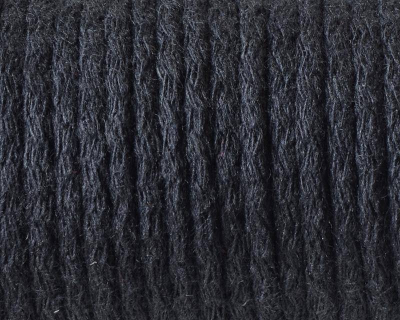 Cord. Cotton. Round. 4mm. Black. Best Quality.