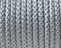 Cord. Polipropylene. Braided. Round. 4.5mm. Light grey. Best Quality.