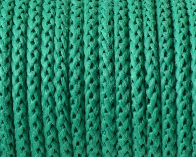 Cord. Polipropylene. Braided. Round. 4.5mm. Green. Best Quality.
