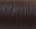 Round Leather Cord. 1.5mm. Brown. Best Quality.