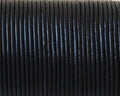 Round Leather Cord. 1.5mm. Black. Best Quality.
