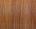 Round Leather Cord. 1.5mm. Whisky. Best Quality.
