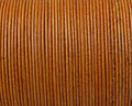 Kangaroo leather cord 1mm Round. Mustard. Best Quality.