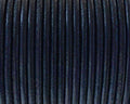 Round Leather cord 2.5mm. Electric Blue. Best Quality.