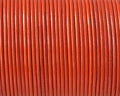 Kangaroo leather cord 1.6mm round. Dark orange. Best Quality