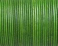 Kangaroo leather cord 1.6mm round. Green. Best Quality