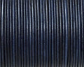 Kangaroo leather cord 1.6mm round. Navy Blue. Best Quality