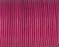 Kangaroo leather cord 1.6mm round. Fuchsia. Best Quality