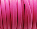 REGALIZ Leather cord. Oval 10x6mm. Fuchsia. Best Quality.