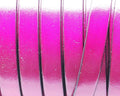 Flat Leather cord 10x1.5mm. Fuchsia&B. Best Quality.