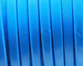 REGALIZ Leather cord. Oval 10x6mm. Blue. Best Quality