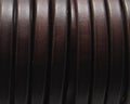 REGALIZ Leather cord. Oval 10x6mm. Brown 2. Best Quality.