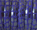 Cancun Suede Leather Cord. Half Round. 10x5mm. Violet.