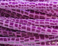 Cancun Suede Leather Cord. 8x5mm. Dark Lilac.