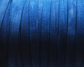 Suede Leather cord. Flat. 10x1.2mm. Dark blue. Best Quality.
