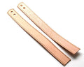 Leather Bracelet. 24x420mm.Natural color.Hole 6mm.Best Quality.