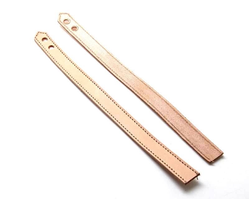 Leather Bracelet. 15x470mm. Natural color. Inn.6mm. Best Quality.