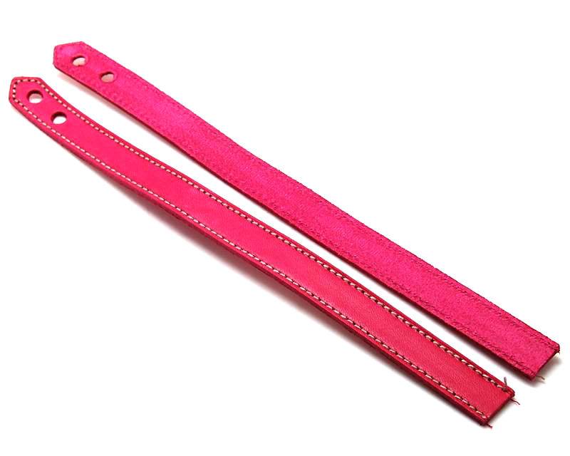 Leather Bracelet. 15x470mm. Fuchsia. Inn.6mm. Best Quality.