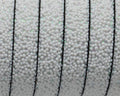 Flat Synthetic Caviar. 10x2.2mm. White. Best Quality.