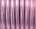Half Round Leather cord. 10x5mm. Metal pink. Inn.1.8mm. Best Quality.